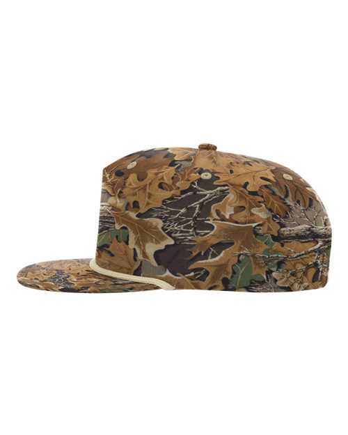 Richardson 256P Printed Umpqua Gramps Cap - Realtree Advantage/ Khaki - side