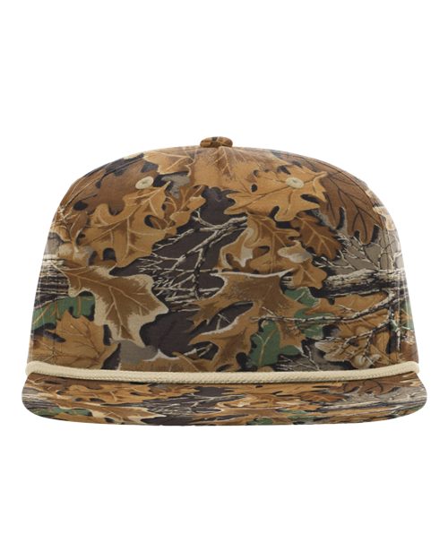 Richardson 256P Printed Umpqua Gramps Cap - Realtree Advantage/ Khaki - front
