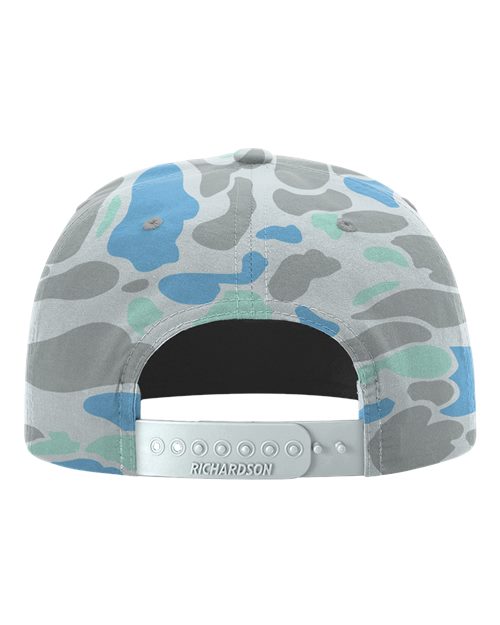 Richardson 256P Printed Umpqua Gramps Cap - Saltwater Duck Camo/ Charcoal - back