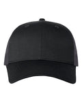 Valucap VC400 Mesh-Back Twill Trucker Cap - Black/ Charcoal - front