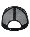 Valucap VC400 Mesh-Back Twill Trucker Cap - Camo/ Black - back