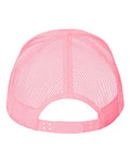 Valucap VC700 Foam Mesh-Back Trucker Cap - Pink - back