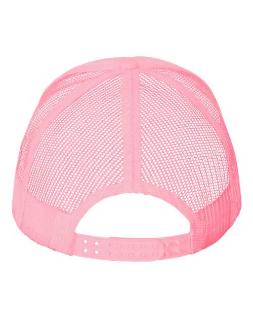 Valucap VC700 Foam Mesh-Back Trucker Cap - Pink - back