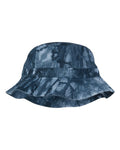 Adams Headwear VA101 Vacationer Bucket Hat - Navy Tie Dye - front