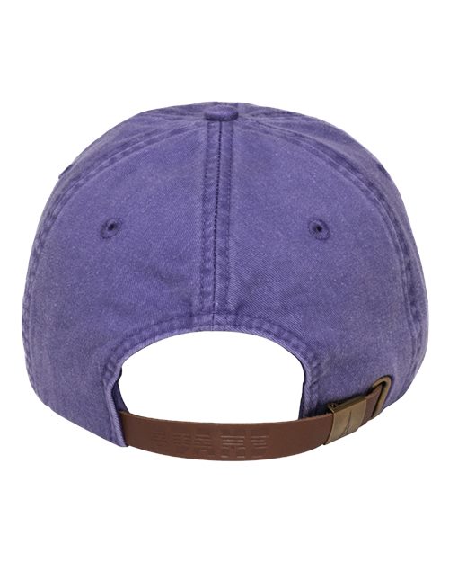 Adams Headwear LP101 Optimum Pigment-Dyed Dad Hat - Grape - back