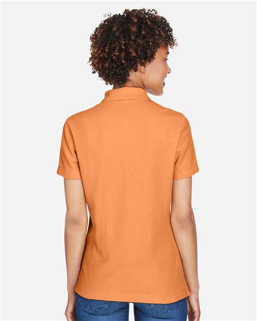 Devon & Jones DG150W Women's DRYTEC20 Performance Polo - Cantaloupe - model back