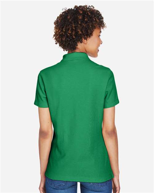 Devon & Jones DG150W Women's DRYTEC20 Performance Polo - Kelly Green - model back