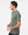 M&O 4800 Men's Gold Soft Touch T-Shirt - Sage - model side