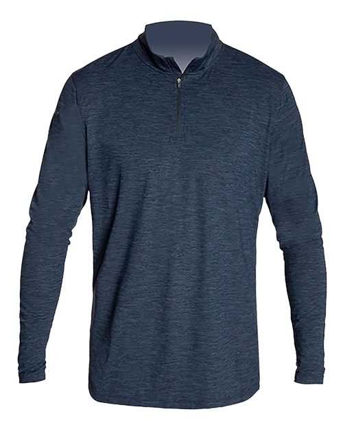 ANETIK MVQTRL9 Men's Low Pro Quarter-Zip Pullover - Midnight Heathered - front
