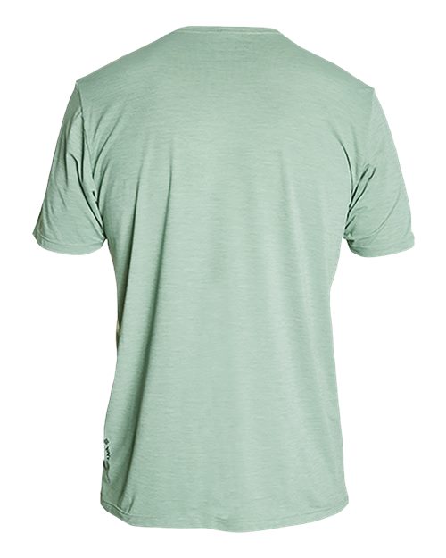 ANETIK MVLPRS8 Men's Low Pro Tech T-Shirt - Olive Heathered - back