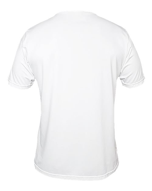 ANETIK MVLPRS8 Men's Low Pro Tech T-Shirt - White Heathered - back
