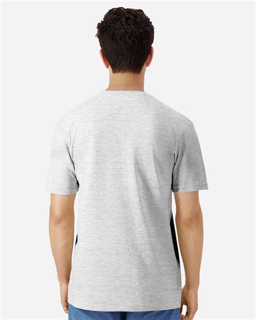 Gildan 3000 Heavyweight Cotton T-Shirt - Ash - model back