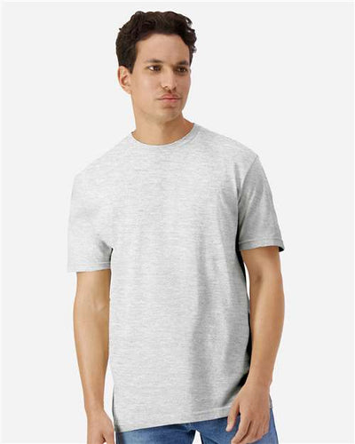 Gildan 3000 Heavyweight Cotton T-Shirt - Ash - model front