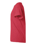 Gildan 3000 Heavyweight Cotton T-Shirt - Heather Red - side