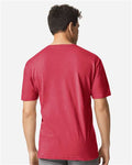Gildan 3000 Heavyweight Cotton T-Shirt - Heather Red - model back