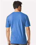 Gildan 3000 Heavyweight Cotton T-Shirt - Heather Royal - model back
