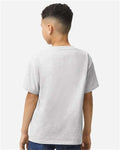 Gildan 3000B Youth Light Cotton T-Shirt - Ash - model back