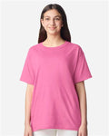 Gildan 3000B Youth Light Cotton T-Shirt - Azalea - model front
