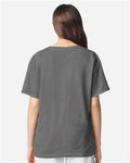 Gildan 3000B Youth Light Cotton T-Shirt - Charcoal - model back