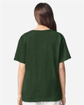 Gildan 3000B Youth Light Cotton T-Shirt - Forest Green - model back