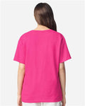 Gildan 3000B Youth Light Cotton T-Shirt - Heliconia - model back