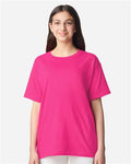 Gildan 3000B Youth Light Cotton T-Shirt - Heliconia - model front
