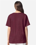 Gildan 3000B Youth Light Cotton T-Shirt - Maroon - model back