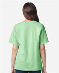 Gildan 3000B Youth Light Cotton T-Shirt - Mint Green - model back