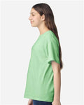 Gildan 3000B Youth Light Cotton T-Shirt - Mint Green - model side