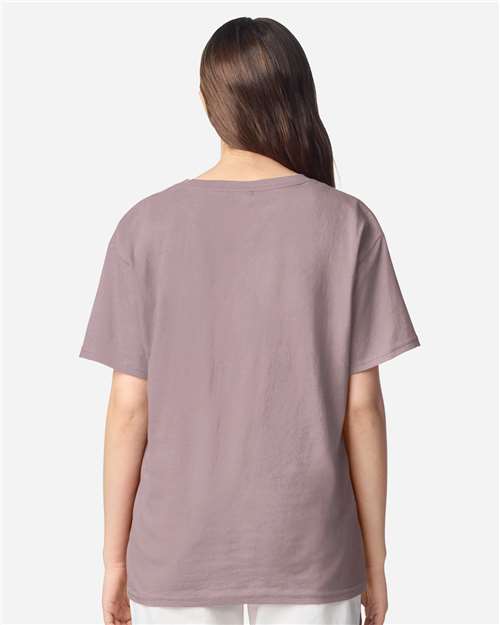 Gildan 3000B Youth Light Cotton T-Shirt - Paragon - model back