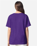 Gildan 3000B Youth Light Cotton T-Shirt - Purple - model back