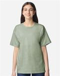 Gildan 3000B Youth Light Cotton T-Shirt - Sage - model front