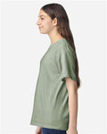 Gildan 3000B Youth Light Cotton T-Shirt - Sage - model side