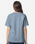 Gildan 3000B Youth Light Cotton T-Shirt - Stone Blue - model back