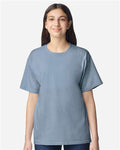 Gildan 3000B Youth Light Cotton T-Shirt - Stone Blue - model front