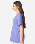 Gildan 3000B Youth Light Cotton T-Shirt - Violet - model side