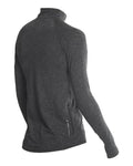 ANETIK WSFLTL0 Women's Flight Tech Quarter-Zip Pullover - Charcoal Heathered - side