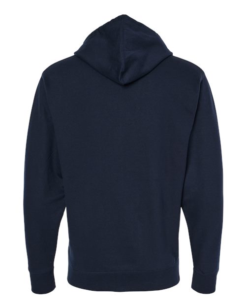 Independent Trading Co. SS4500Z Midweight Full-Zip Hooded Sweatshirt - Classic Navy - back