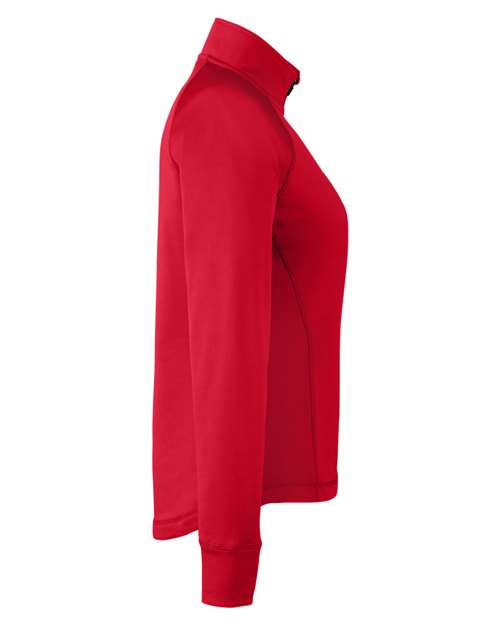 Spyder S16798 Women's Freestyle Half-Zip Pullover - Red - side