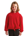 TriDri TD85B Youth Maria Hooded Sweatshirt - Fire Red - model front