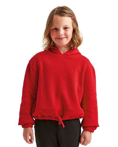 TriDri TD85B Youth Maria Hooded Sweatshirt - Fire Red - model front