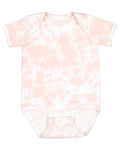 Rabbit Skins 4424EX Infant Fine Jersey Bodysuit - Extended Colors - Rose Tie Dye - front
