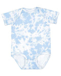 Rabbit Skins 4424EX Infant Fine Jersey Bodysuit - Extended Colors - Sky Tie Dye - front