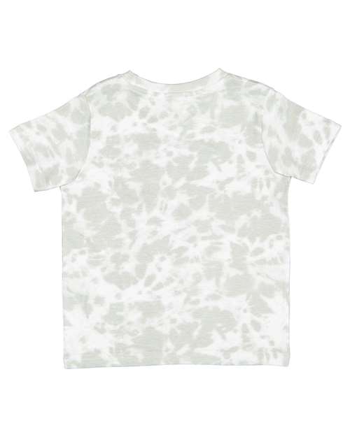 Rabbit Skins 3321EX Toddler Fine Jersey Tee - Extended Colors - Haze Tie Dye - back