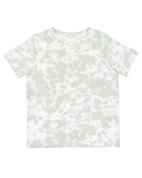 Rabbit Skins 3321EX Toddler Fine Jersey Tee - Extended Colors - Haze Tie Dye - front