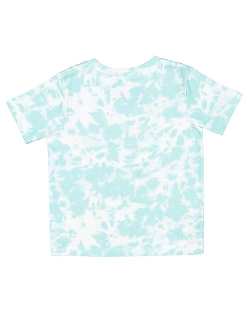 Rabbit Skins 3321EX Toddler Fine Jersey Tee - Extended Colors - Island Tie Dye - back