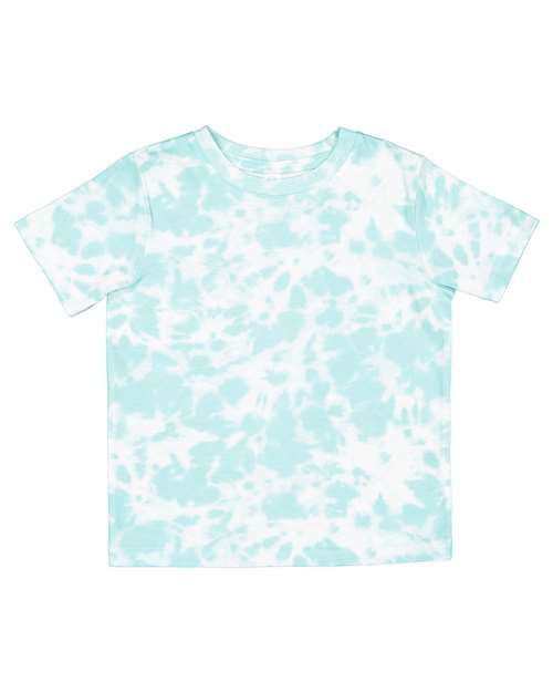 Rabbit Skins 3321EX Toddler Fine Jersey Tee - Extended Colors - Island Tie Dye - front