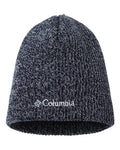 Columbia 118518 Whirlibird Watch Cap Beanie - Dark Nocturnal/ White Marled - front