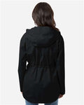Columbia 211390 Women's Hikebound II Long Jacket - Black - model back