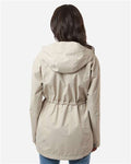 Columbia 211390 Women's Hikebound II Long Jacket - Dark Stone - model back